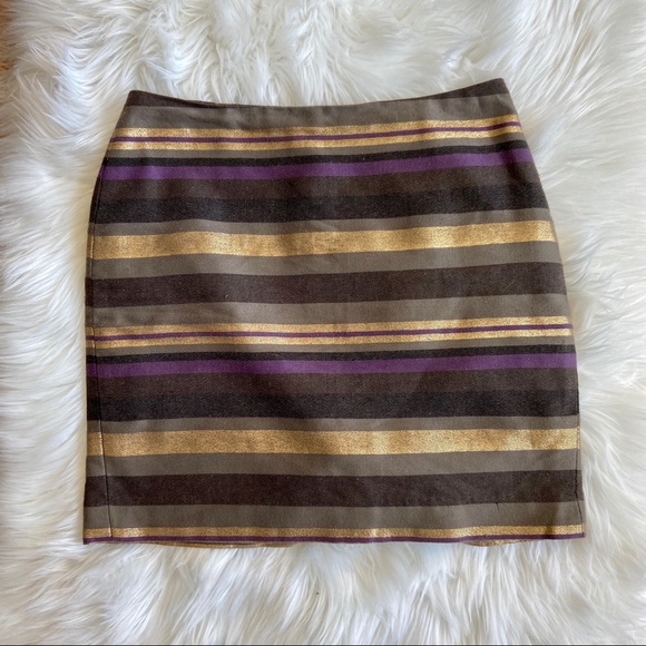 Banana Republic Striped Mini Pencil Skirt - Picture 2 of 5